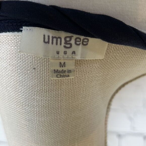 Umgee Striped Blouse w/ Ruffle Hem - Picture 6 of 7